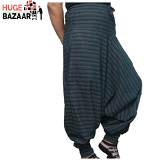 Striped Aladdin Harem Yoga / Meditation Trouser for Men and Women