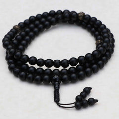 Matt Onyx Stone Prayer Mala