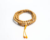 108 Beads Natural Lotus Seed Hand Knotted Mala Prayer Bead Mala