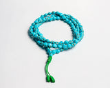 108 Beads Turquoise Stone Hand Knotted Mala Prayer Bead Mala