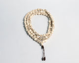 108 Beads Howlite Skull Stone Hand Knotted Meditation Japa Prayer Bead Mala