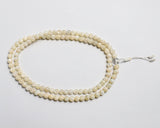 108 Beads Mother of Pearl Hand Knotted Meditation Japa Prayer Bead Mala
