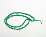 108 Beads Malachite Stone Hand Knotted Mala Prayer Bead Mala