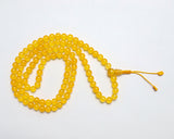 Honey Calcite Stone Hand Knotted Meditation Japa Prayer Bead Mala