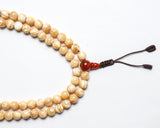 Mother of Pearl Hand Knotted Endless Knot Prayer Bead Mala