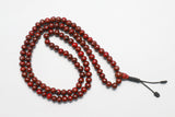 108 Beads Tibetan Buddhist Rose Wood Hand Knotted Meditation Japa Prayer Bead Mala