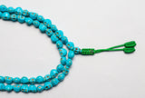 108 Beads Turquoise Stone Hand Knotted Mala Prayer Bead Mala