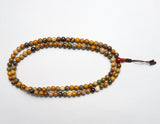 108 Beads River Stone Hand Knotted Mala Prayer Bead Mala