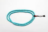 108 Beads Turquoise Stone Hand Knotted Mala Prayer Bead Mala