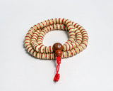 108 Beads Inlaid Yak Bone Hand Knotted Mala Prayer Bead Mala