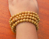 108 Beads Natural Lotus Seed Hand Knotted Mala Prayer Bead Mala