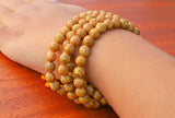 108 Beads Natural Lotus Seed Hand Knotted Mala Prayer Bead Mala