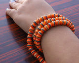 108 Beads Inlaid Yak Bone Hand Knotted Mala Prayer Bead Mala