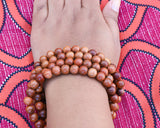 108 Beads Bayong Wood Hand Knotted Mala Prayer Bead Mala