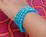 108 Beads Turquoise Stone Hand Knotted Mala Prayer Bead Mala