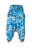 Blue Tie Dye Yoga / Meditation Trouser for Women