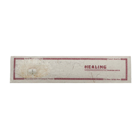 Natural Handmade Healing Incense Stick Decorated with Himalayan Flower Export Quality - 15 Sticks