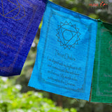 Prayer Flags with English Blessings: For Peace & Positivity