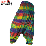 Green Stripe Tie Dye Yoga / Meditation Trouser for Women