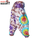 Purple Tie Dye Yoga / Meditation Trouser for Women