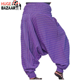Striped Aladdin Harem Yoga / Meditation Trouser for Men and Women