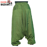 Army Green Aladdin Harem Trouser for Yoga and Meditation for Men Women