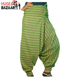 Striped Aladdin Harem Yoga / Meditation Trouser for Men and Women