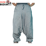 Silver Aladdin Harem Yoga / Meditation Trouser for Men and Women