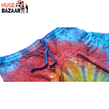 Red Tie Dye Yoga / Meditation Trouser for Women