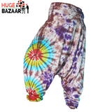 Purple Tie Dye Yoga / Meditation Trouser for Women