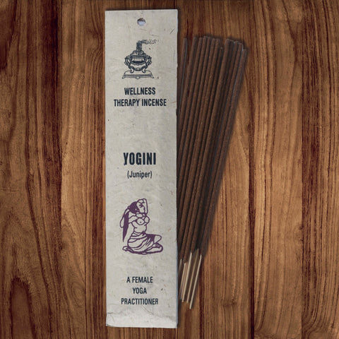 Natural Handmade Yogini Juniper Incense - Pack of 15 Sticks
