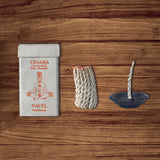 Natural Handmade Chakra Navel Sandalwood String Rope Incense -Pack of 35 Rope