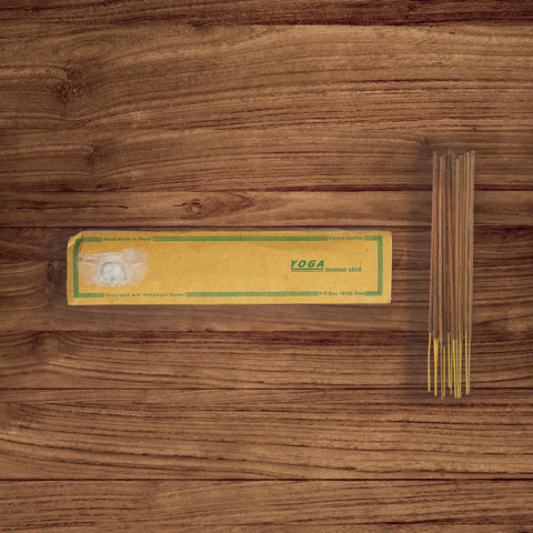 Natural Handmade Yoga Incense Stick Decorated with Himalayan Flower - 15 Sticks