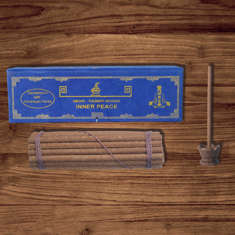 Natural Handmade Smoke Therapy Sandalwood Incense For Inner Peace - 30 Sticks