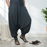 Striped Aladdin Harem Yoga / Meditation Trouser for Men and Women