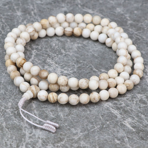 Antique Conch Shell Prayer Mala