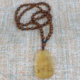 Blessing Buddha Glass Mala