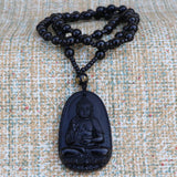 Blessing Buddha Glass Mala