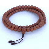 11 mm Antique Phoenix One Eye Nepali Bodhi Seed Meditation Mala