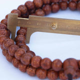 11 mm Antique Phoenix One Eye Nepali Bodhi Seed Meditation Mala