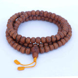 11.5 mm Antique Phoenix Eye Bodhi Seed Japa Meditation Mala