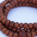11.5 mm Antique Phoenix Eye Bodhi Seed Japa Meditation Mala