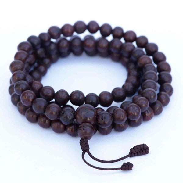 11 mm Antique Phoenix Eye Bodhi Seed Japa Meditation Mala