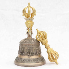 Tibetan Gold Plated Bell Handmade