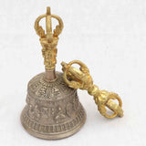 Tibetan Gold Plated Bell Handmade