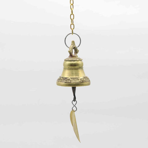 Tibetan Pure Brass Wall Hanging Bell